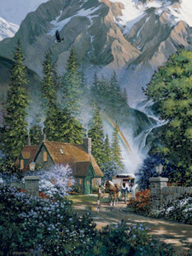 Горный пейзаж-1 - предпросмотр