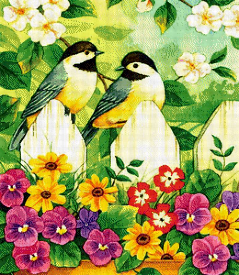 Весенние птички-2 - предпросмотр