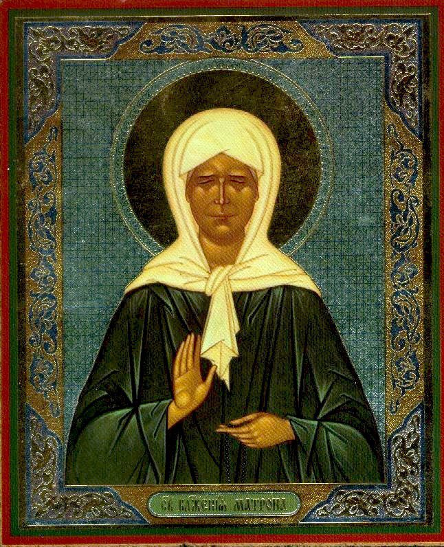 Матрона Московская - схема вышивки, матронушка, икона - оригинал