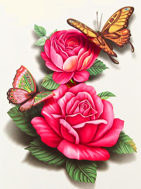 розы - оригинал