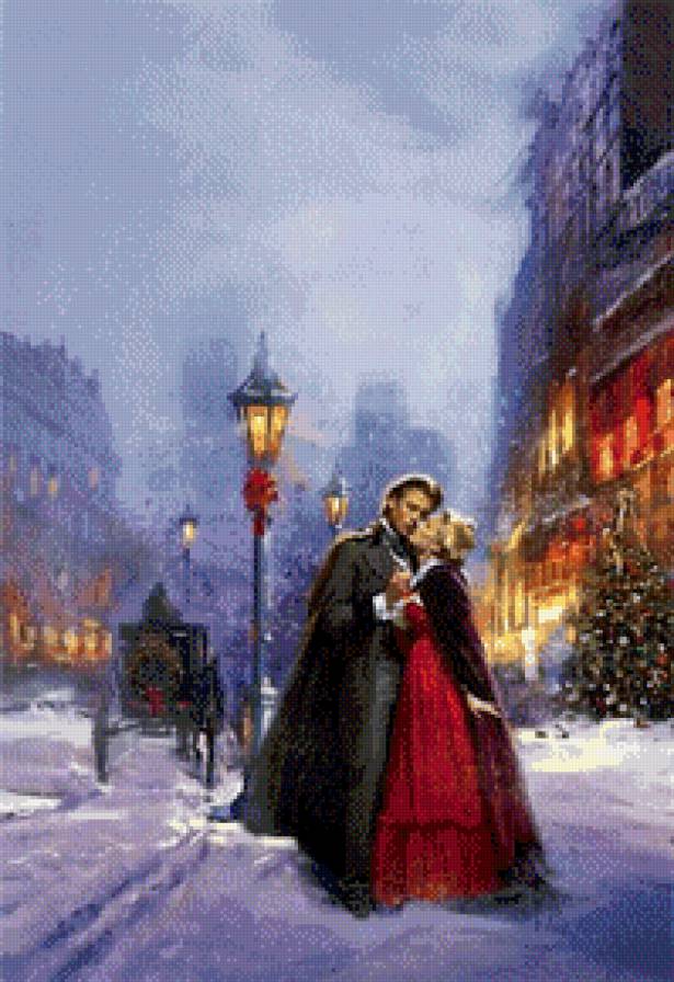 Романтика - любовь, пара, зима - предпросмотр