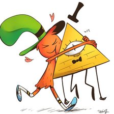 Схема вышивки «Билл и Тут и там»