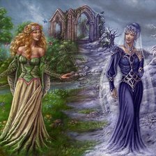 Схема вышивки «зима-лето»