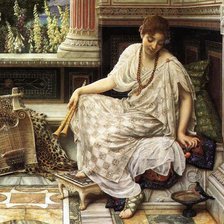 Схема вышивки «девушка с птицей»