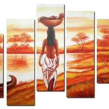 Схема вышивки «африка»