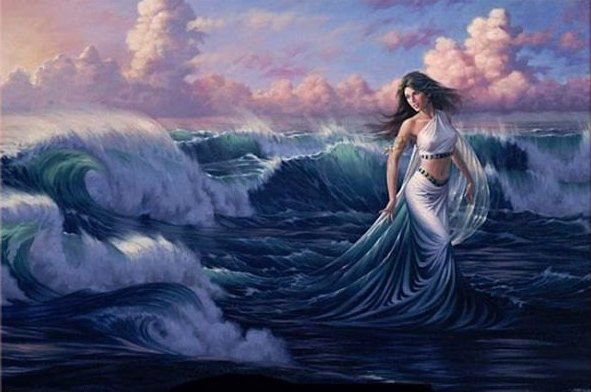 шагающая по волнам - оригинал