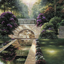 Оригинал схемы вышивки «романтический сад» (№1101451)