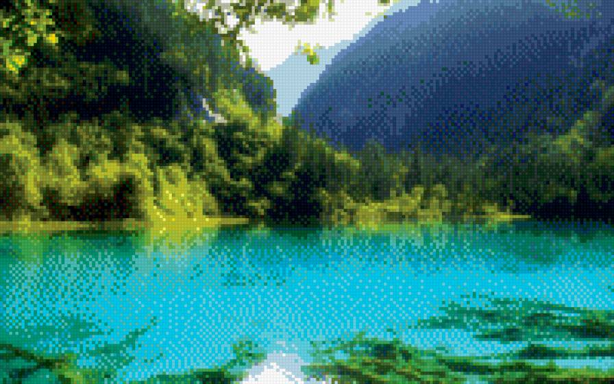 озера в лесу - предпросмотр