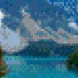 Предпросмотр схемы вышивки «Озера в горах :)» (№1101503)