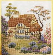 Схема вышивки «Домик»