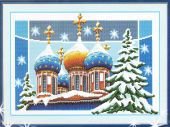Оригинал схемы вышивки «Новогодние купола» (№1101919)