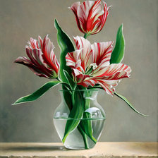 Схема вышивки «Тюльпаны»