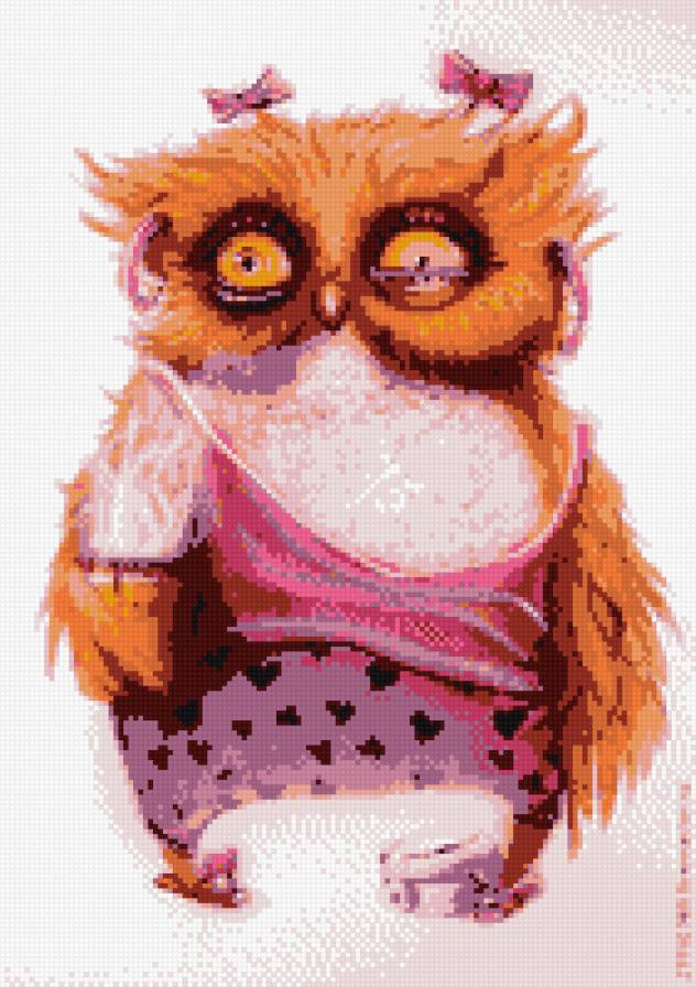 сова девочка - сова, утро - предпросмотр