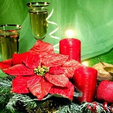 Схема вышивки «Свеча горела на столе»