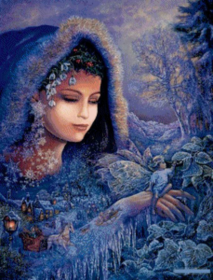 девушка-зима - предпросмотр