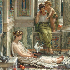 Схема вышивки «дворик»