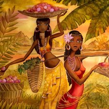 Схема вышивки «африка_dmc»