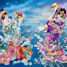 Схема вышивки «восточные танцы»