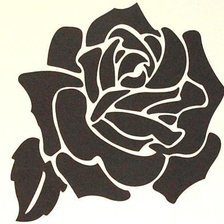 Оригинал схемы вышивки «роза» (№1103750)