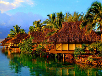 райское местечко - домики, отдых, море - оригинал