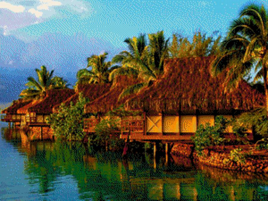 райское местечко - отдых, море, домики - предпросмотр