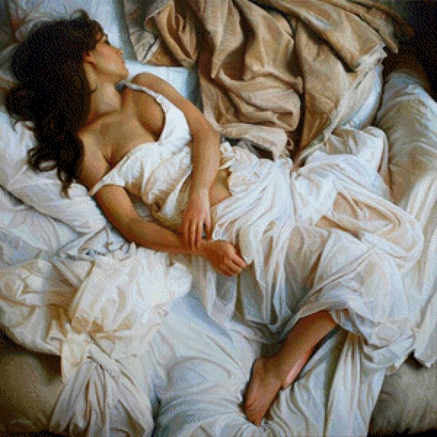 Утро - девушка, утро, сон - предпросмотр