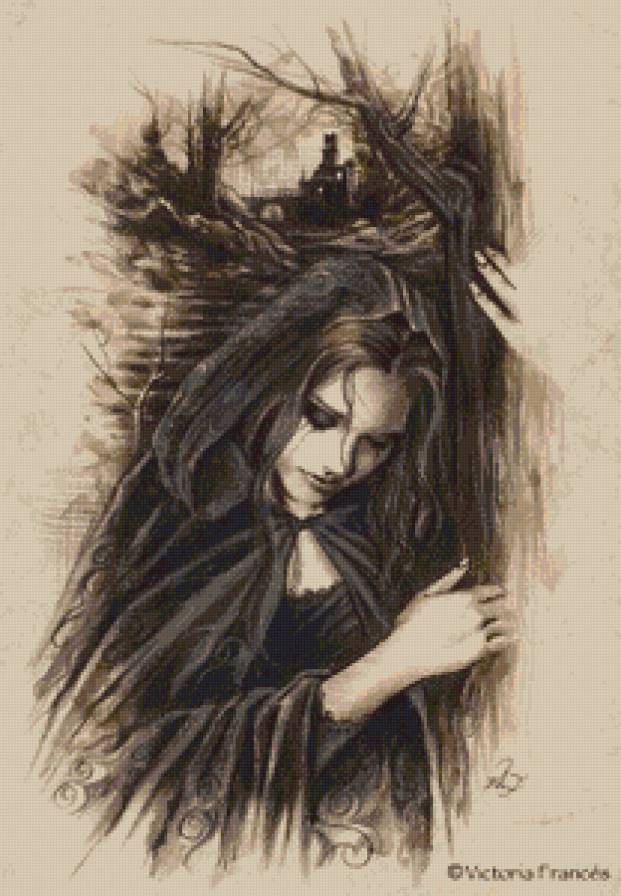 Готика (ПНК) - девушка, виктория францез, пнк им. кирова, готика - предпросмотр