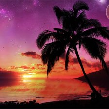 Схема вышивки «пальма»