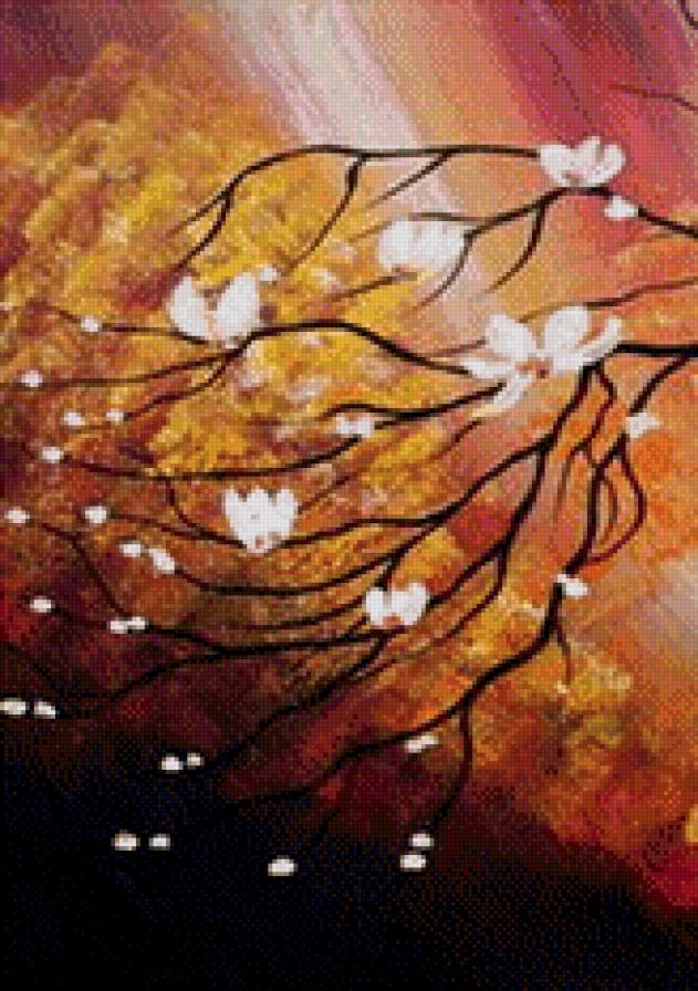 ветка вишни часть 1 - триптих - предпросмотр