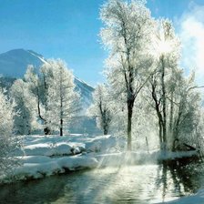 Пейзаж, зима, Урал
