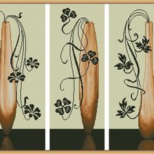 Схема вышивки «вазы»