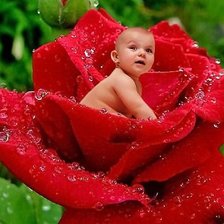 Схема вышивки «дитя»