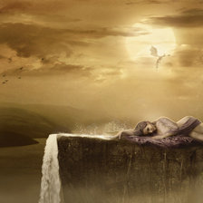 Схема вышивки «девушка»