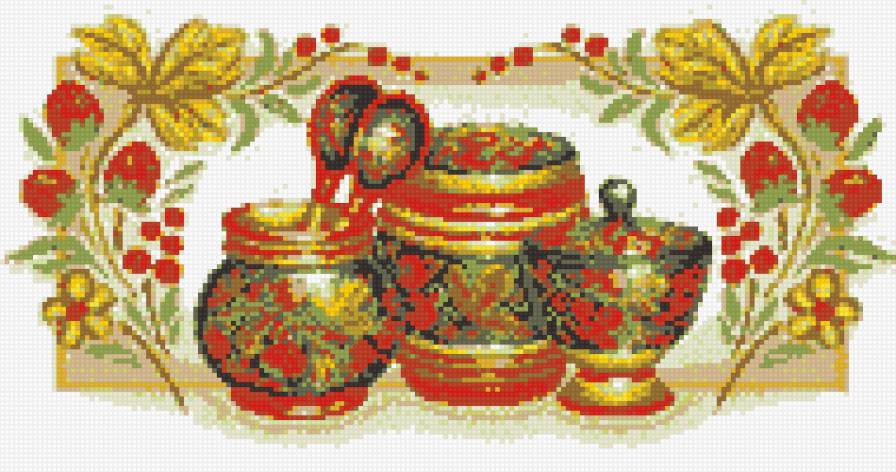 хохлома - хохлома, кухня - предпросмотр