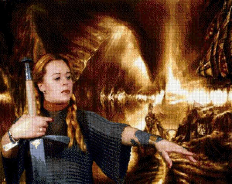 жанка - мифы, воительница, девушка, славяне - предпросмотр