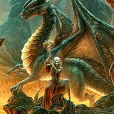 Схема вышивки «дракон»