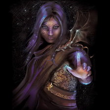 Схема вышивки «девушка»