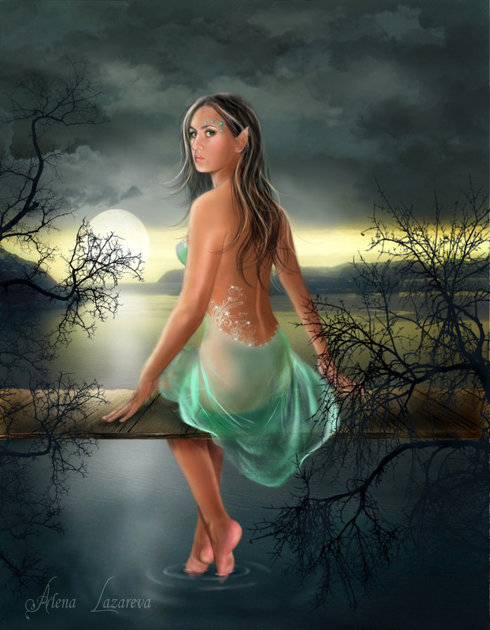 девуша - фэнтези - оригинал