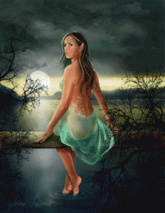 девуша - фэнтези - предпросмотр