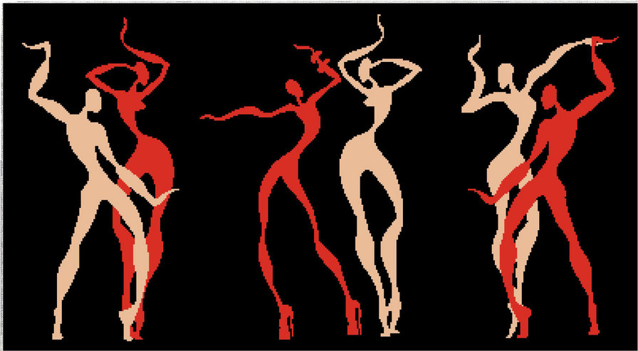 Яркие танцы - оригинал