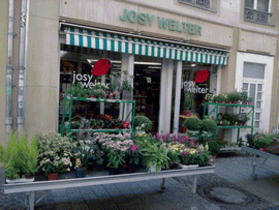 Цветочный магазин в Люксембурге - магазин, люксембург, цветы - предпросмотр