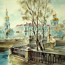 Схема вышивки «Собор»