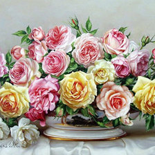 Схема вышивки «букет»