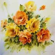 Схема вышивки «букет»