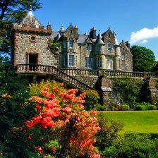 Схема вышивки «замок»