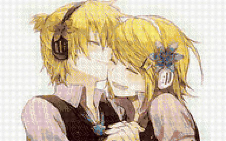 Vocaloid (Len and Rin) - лен, рин, близнецы, вокалоид - предпросмотр