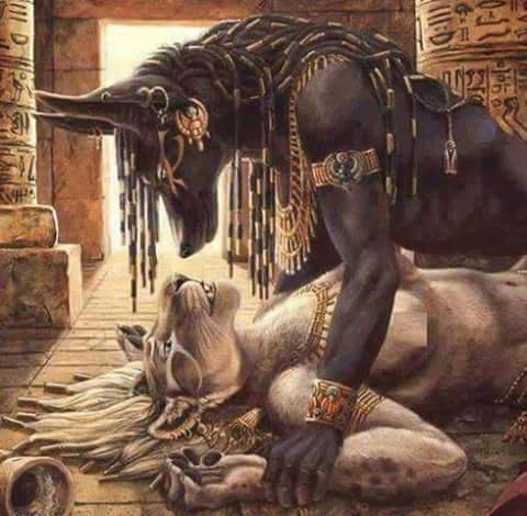 Amor Divino-Anubis loves Sekhmet - оригинал