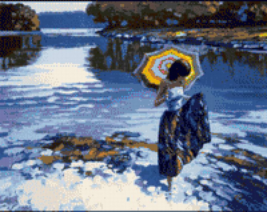 Натюрморт - девушка, пляж, натюрморт - предпросмотр