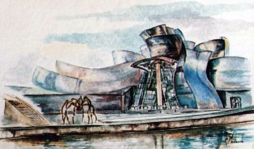 Gugenheim+mama araña-Bilbao - оригинал