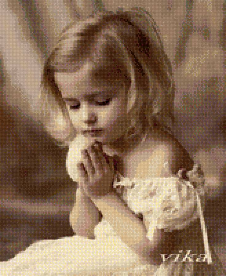 Молитва - девочка, дети - предпросмотр